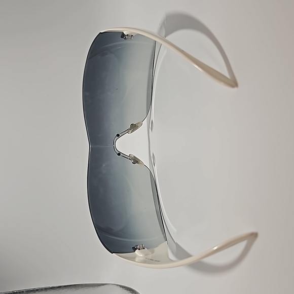 VERSACE VE2054 10008G SUNGLASSES  WHITE/ GREY MOD MADE IN ITALY - Picture 3 of 16